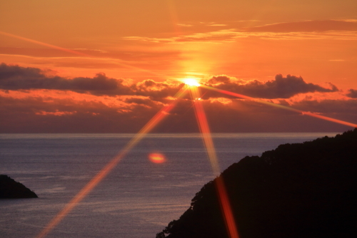 2022年1月2日　太郎坂よりの日の出