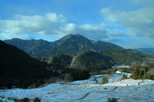 2026年2月9日 丸山千枚田雪化粧